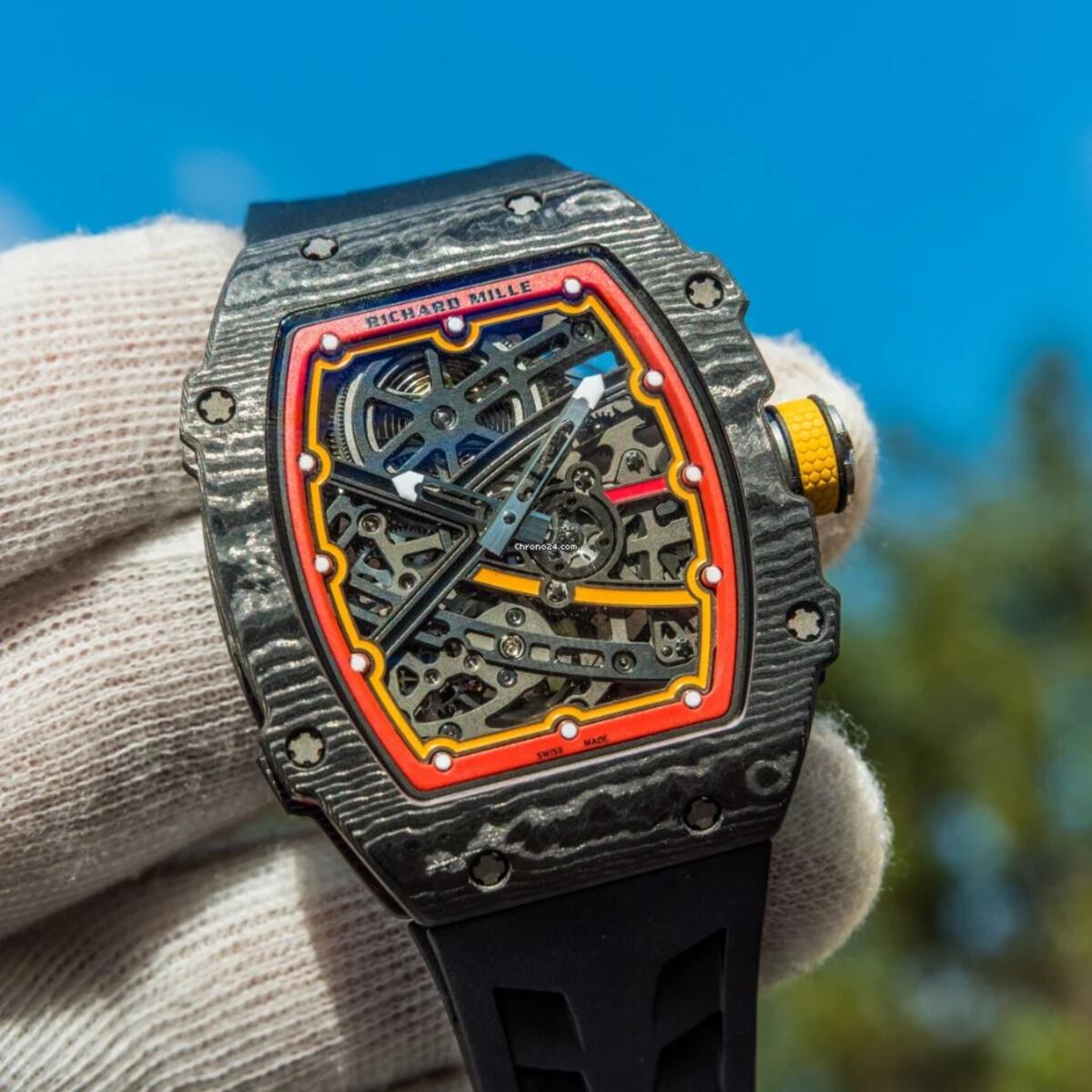El reloj Richard Mille RM 67 Alexander Zverev, el modelo que le intentaron robar en la puerta de un hotel en Milán a Carlos Sainz.