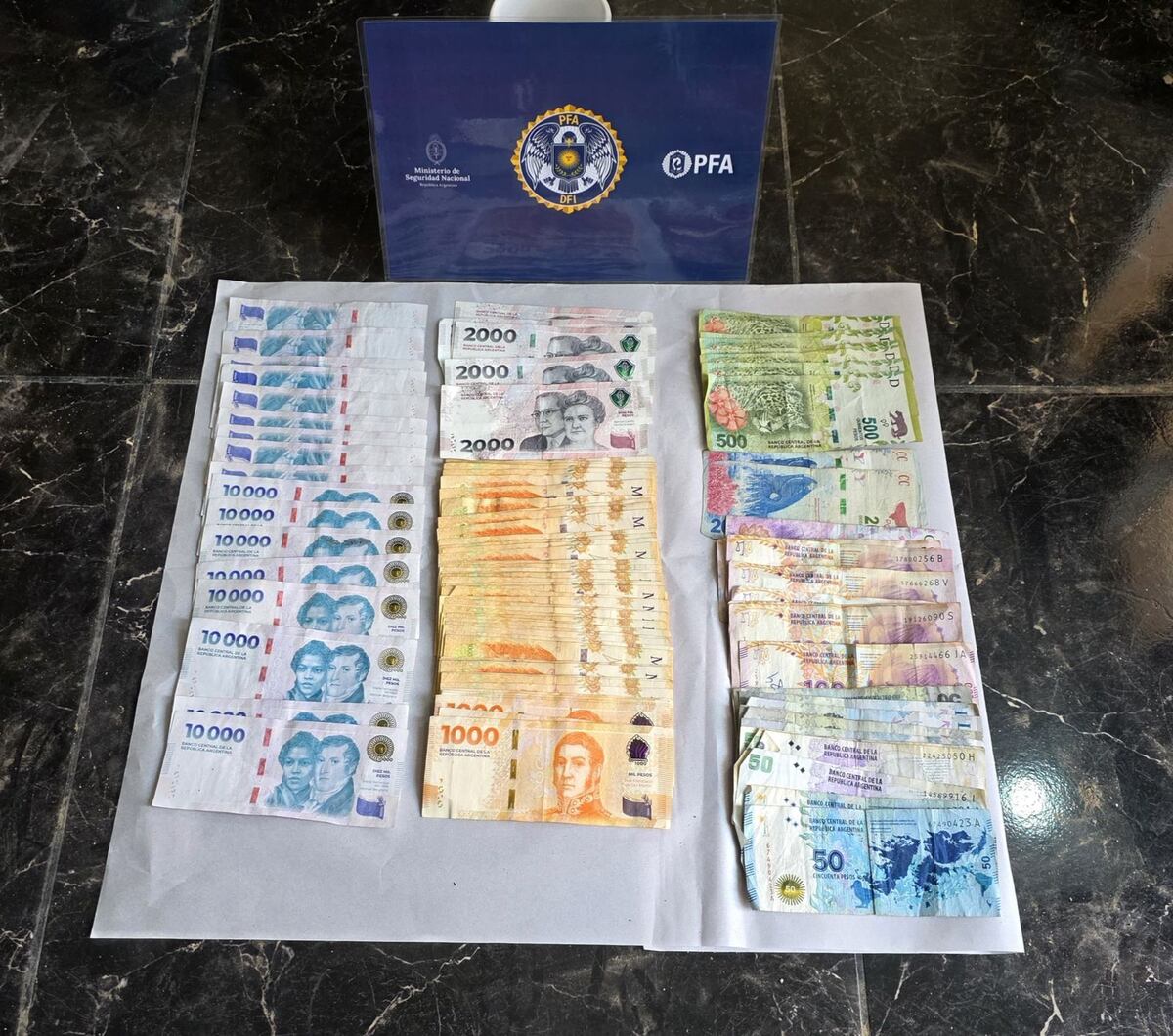 Operativo con secuestro de drogas y vehículos. (PFA)