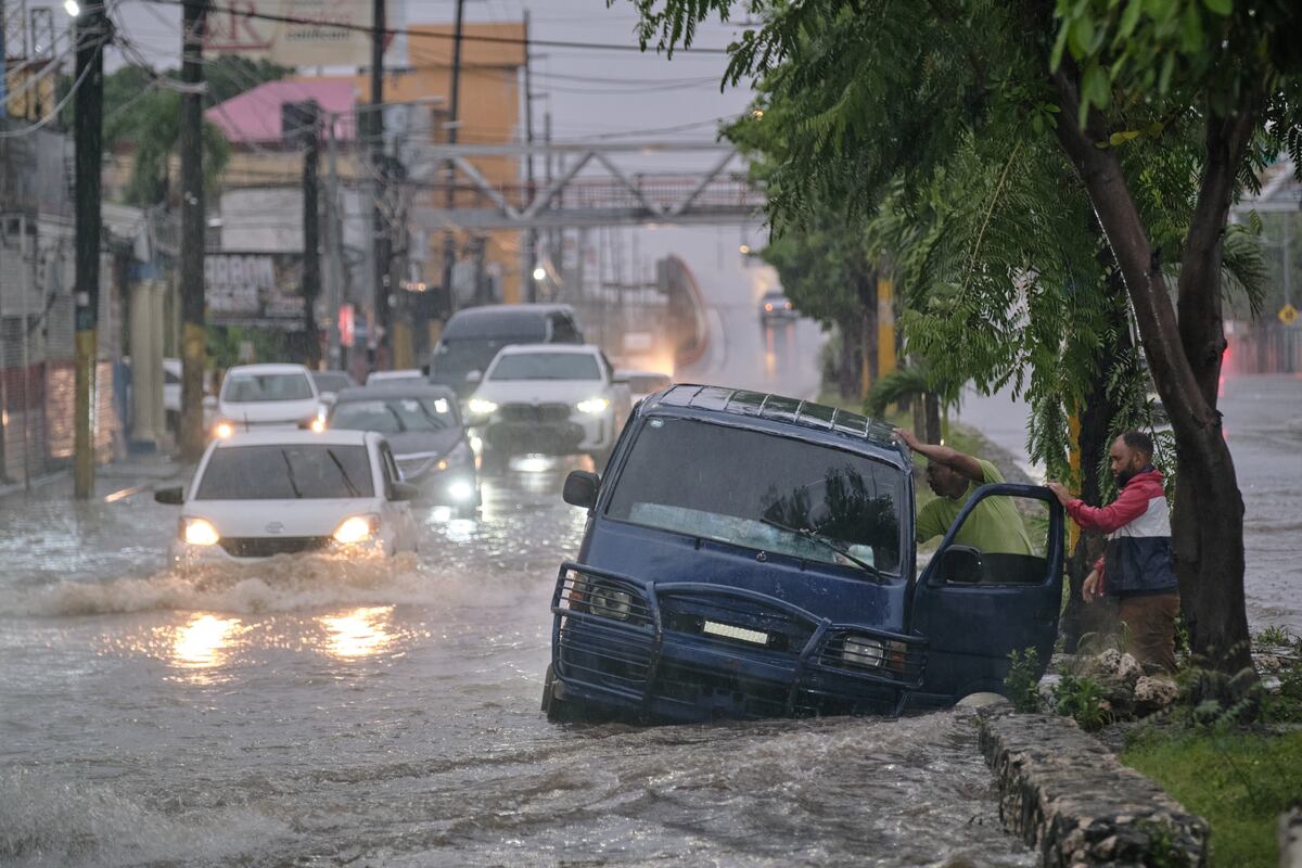 Huracán Melisssa. Santo Domingo, República Dominicana. (AP)
