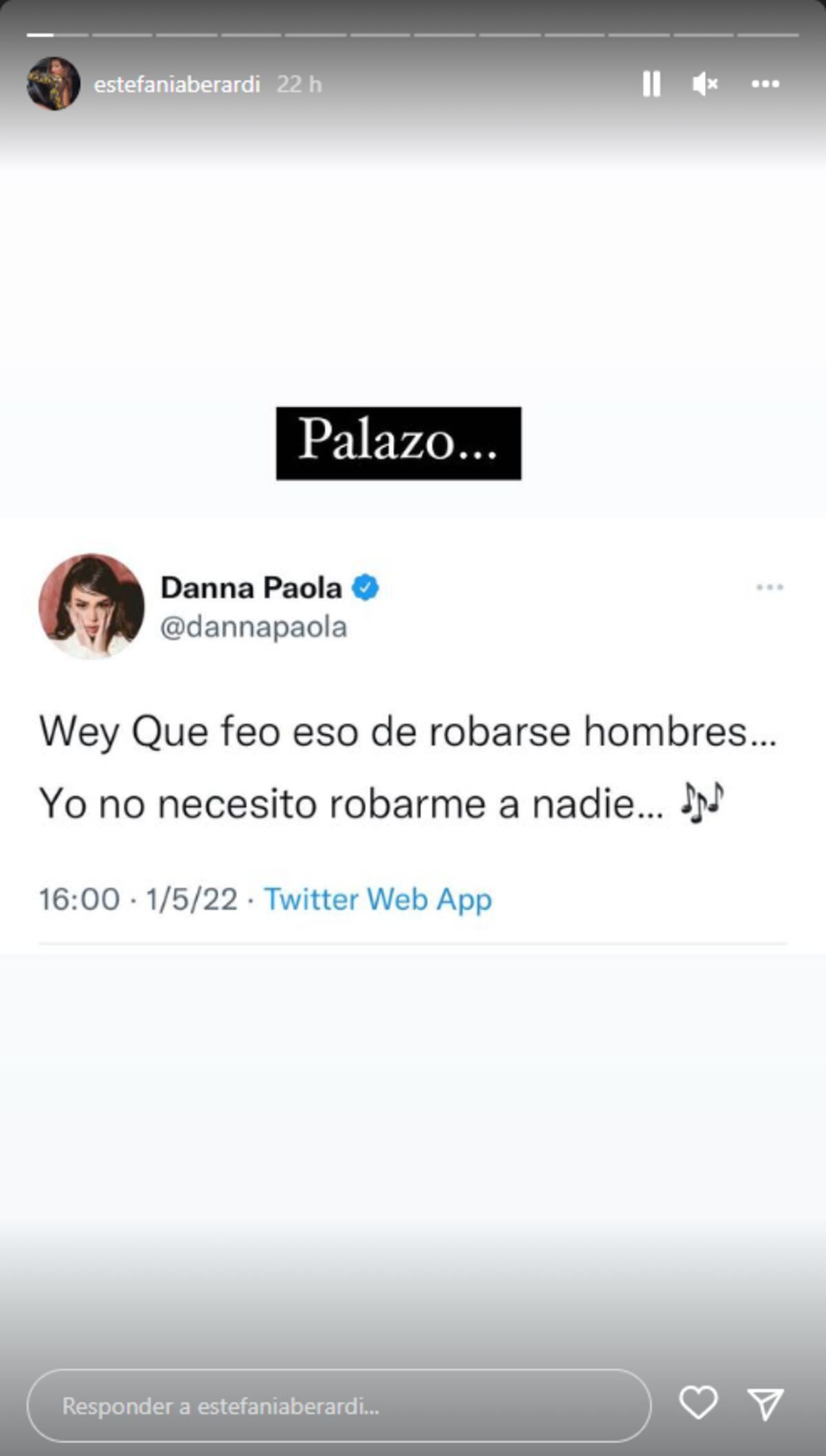 (Instagram Estefi Berardi)
