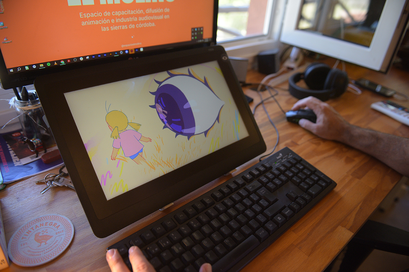 Andrés Rossi es un ilustrador radicado en Córdoba con proyección internacional. (Ha colaborado con Disney, Google, Nick Jr y Facebook) . (José Gabriel Hernández / La Voz)