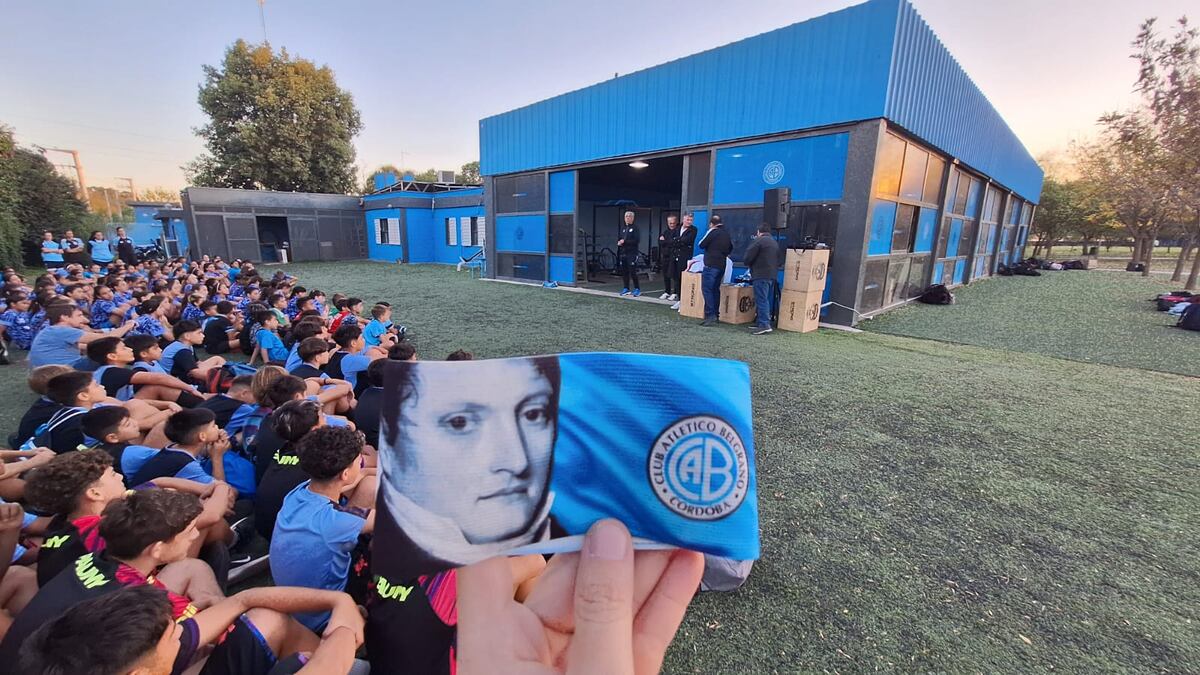 Capitanía, la actividad que organiza Belgrano todos los años para las divisiones inferiores del club. (La Voz)