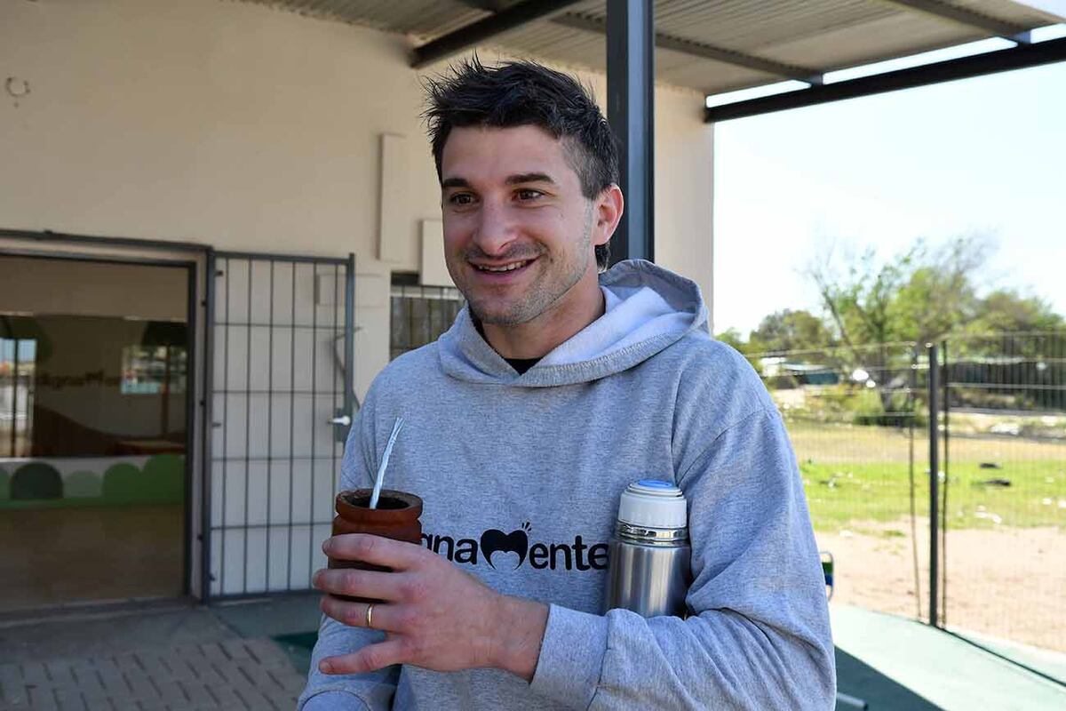 Río Cuarto. Heriberto Roccia, de la Fundación Dignamente. Candidato al premio Abanderados de la Argentina Solidaria (Tomás Fragueiro / La Voz).