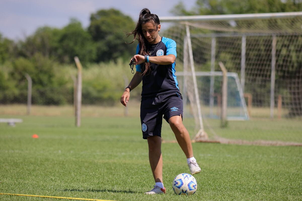 Mariana Sánchez, entrenadora de Belgrano (Prensa)