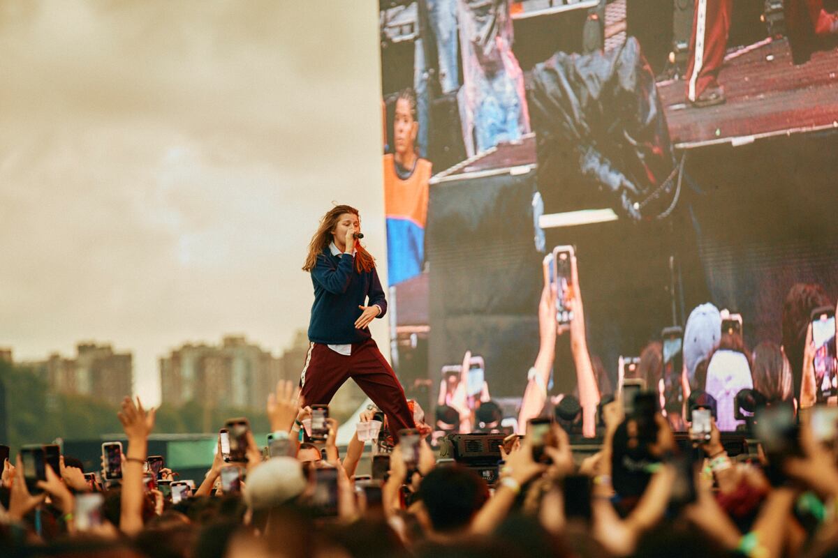Girl in red en Lollapalooza 2025. (Foto: Prensa DF / Lollapalooza)