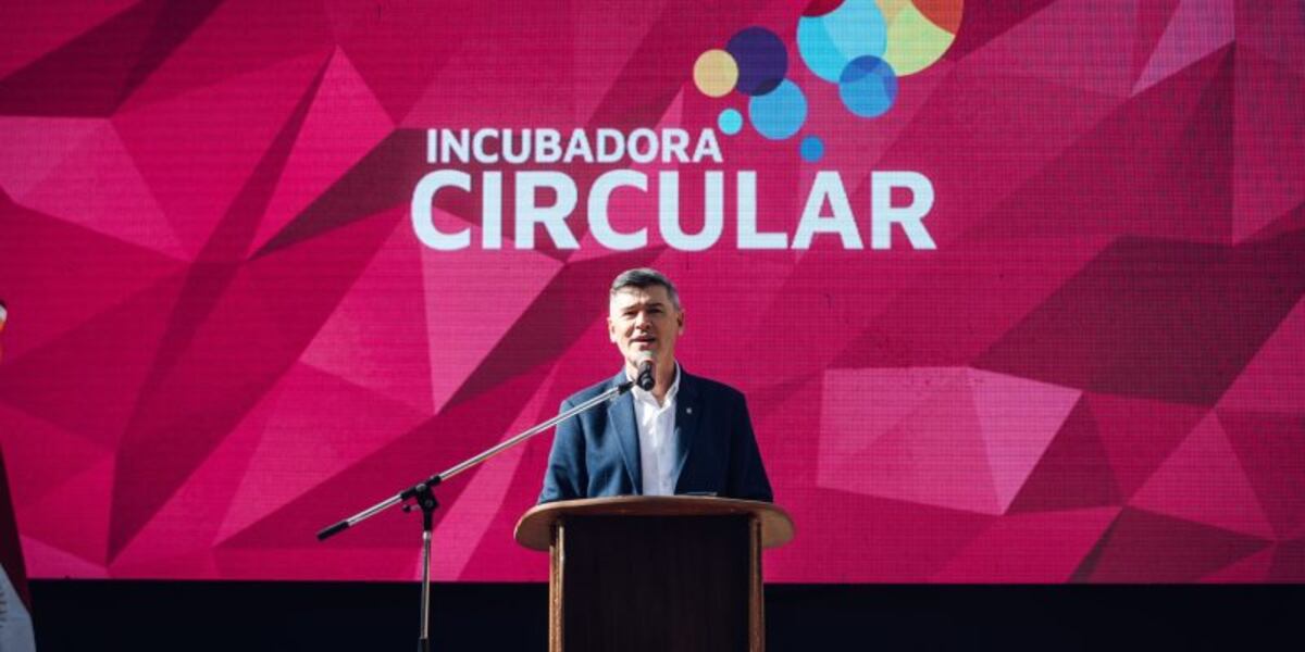 El intendente Passerini en la presentación del evento en el Parque de la Biodiversidad. (Municipalidad de Córdoba) 