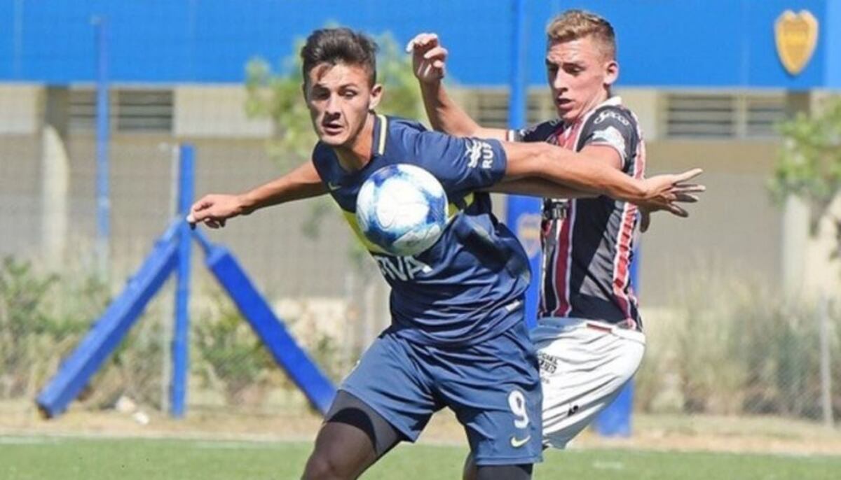 Luciano Giménez Alanda, delantero con pasado en Boca que busca Racing. (Gentileza Prensa Boca)