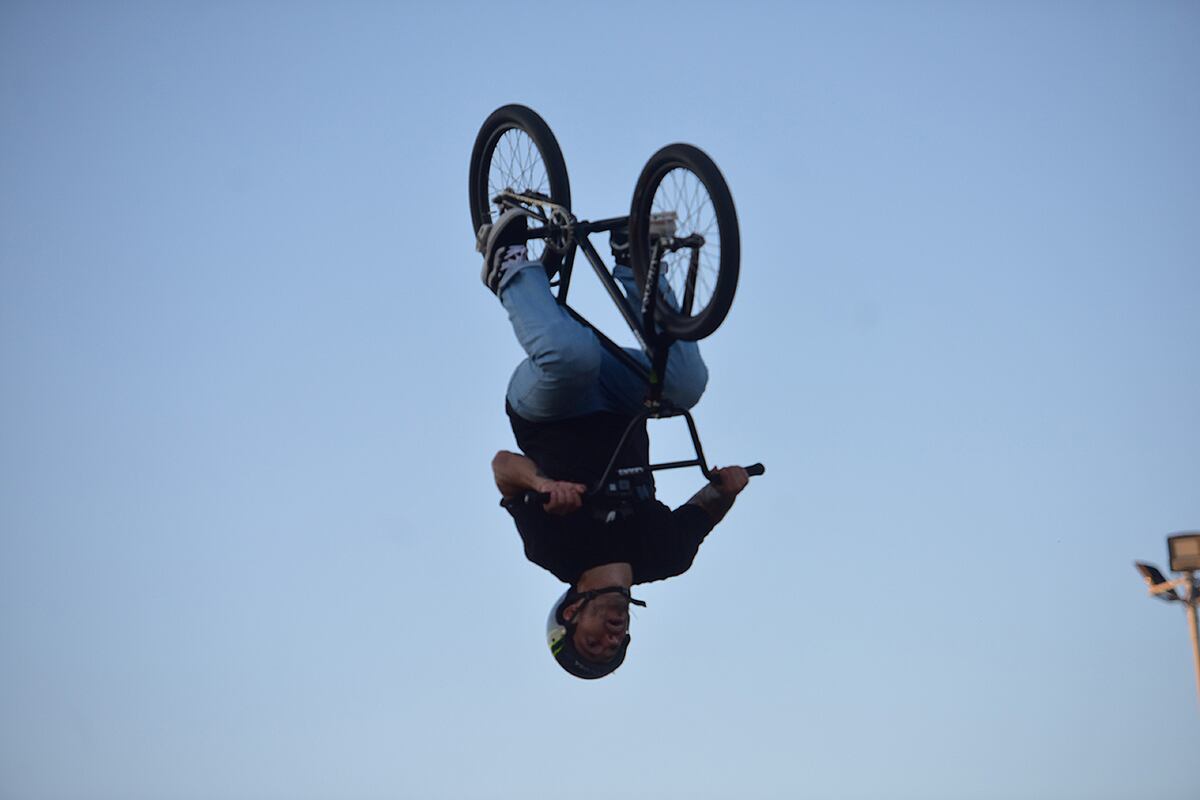 José Maligno Torres, pista de BMX Maligno Park del Estadio kempes. (José Gabriel Hernández / La Voz)