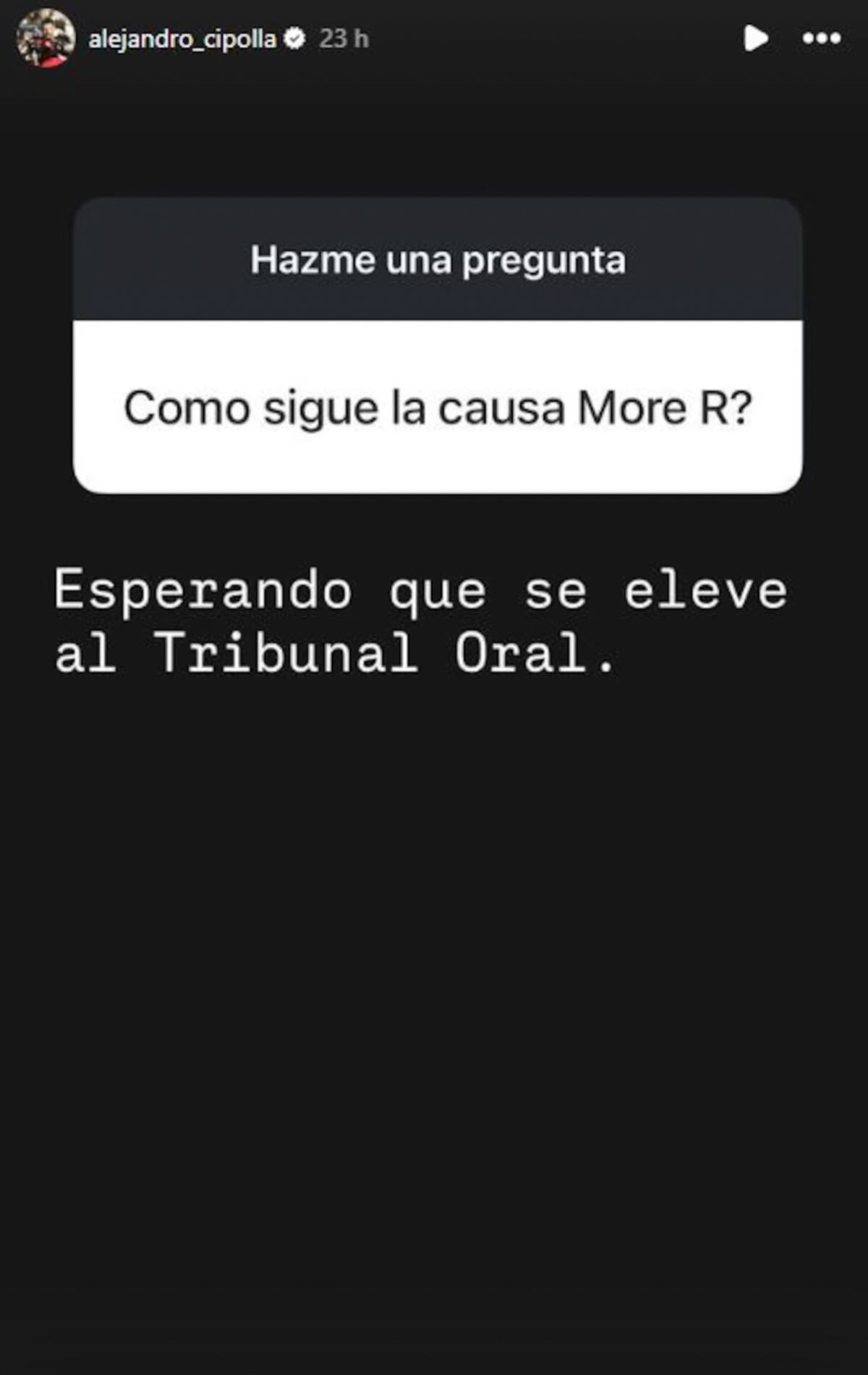 Alejandro Cipolla aclaró la situación de Morena Rial. (Foto: Captura de pantalla)