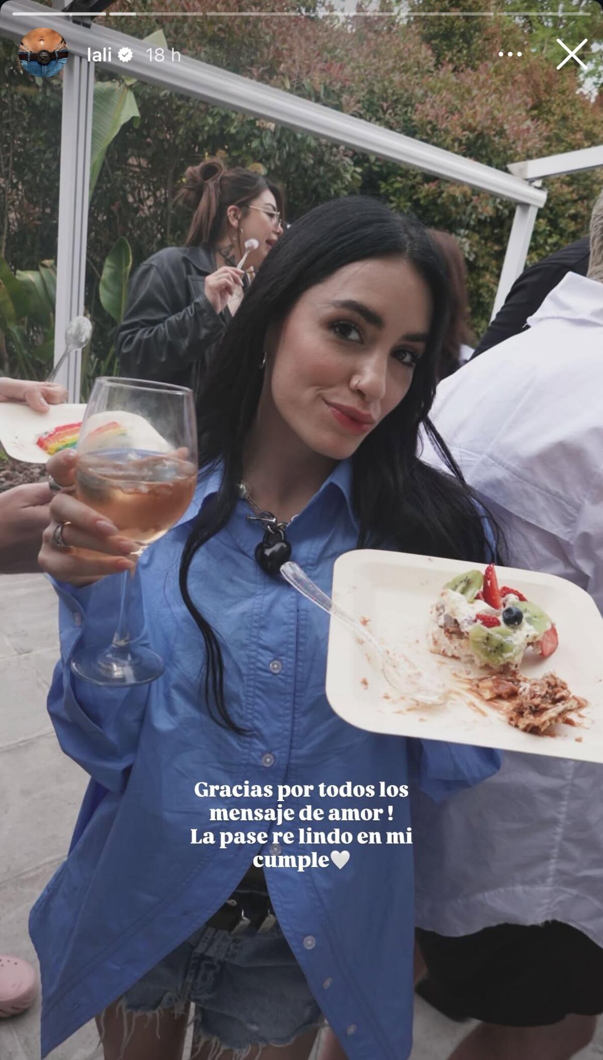 Las fotos del íntimo cumpleaños número 34 de Lali (Instagram de Lali)