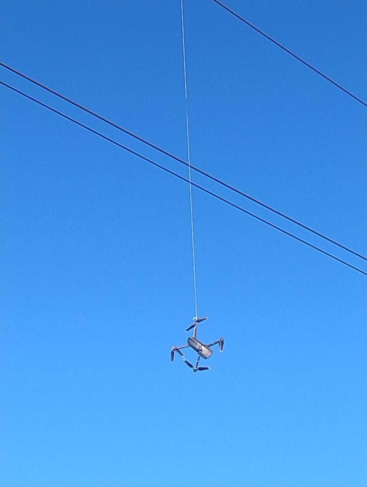 Incautaron otro dron cerca de la Cárcel de Bouwer. (Policía)