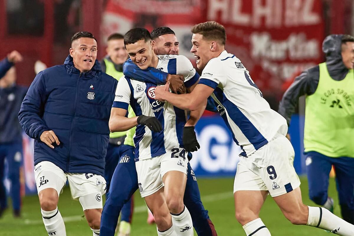 Ramón Sosa metió el 3-1 contra Independiente. (Prensa Talleres)