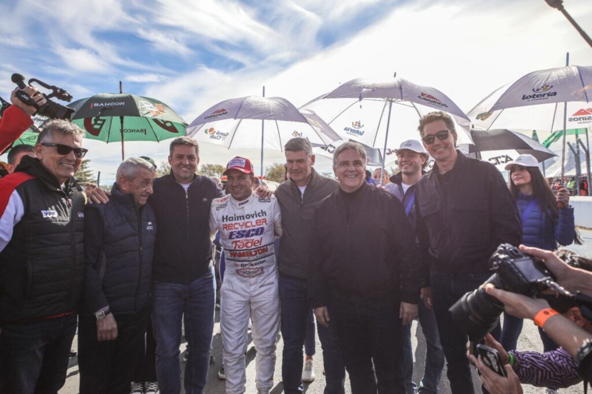 Martín Llaryora en el Cabalén, por el regreso del TC. (Gentileza)