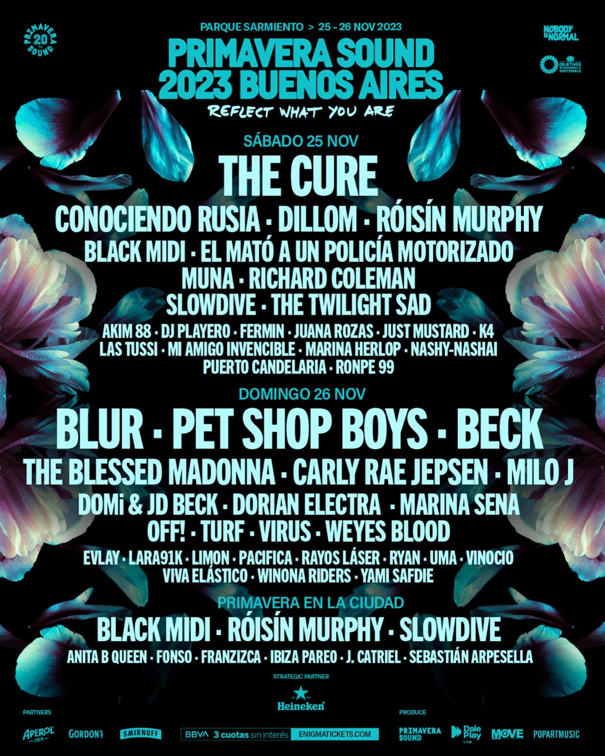 Line up Primavera Sound 2023