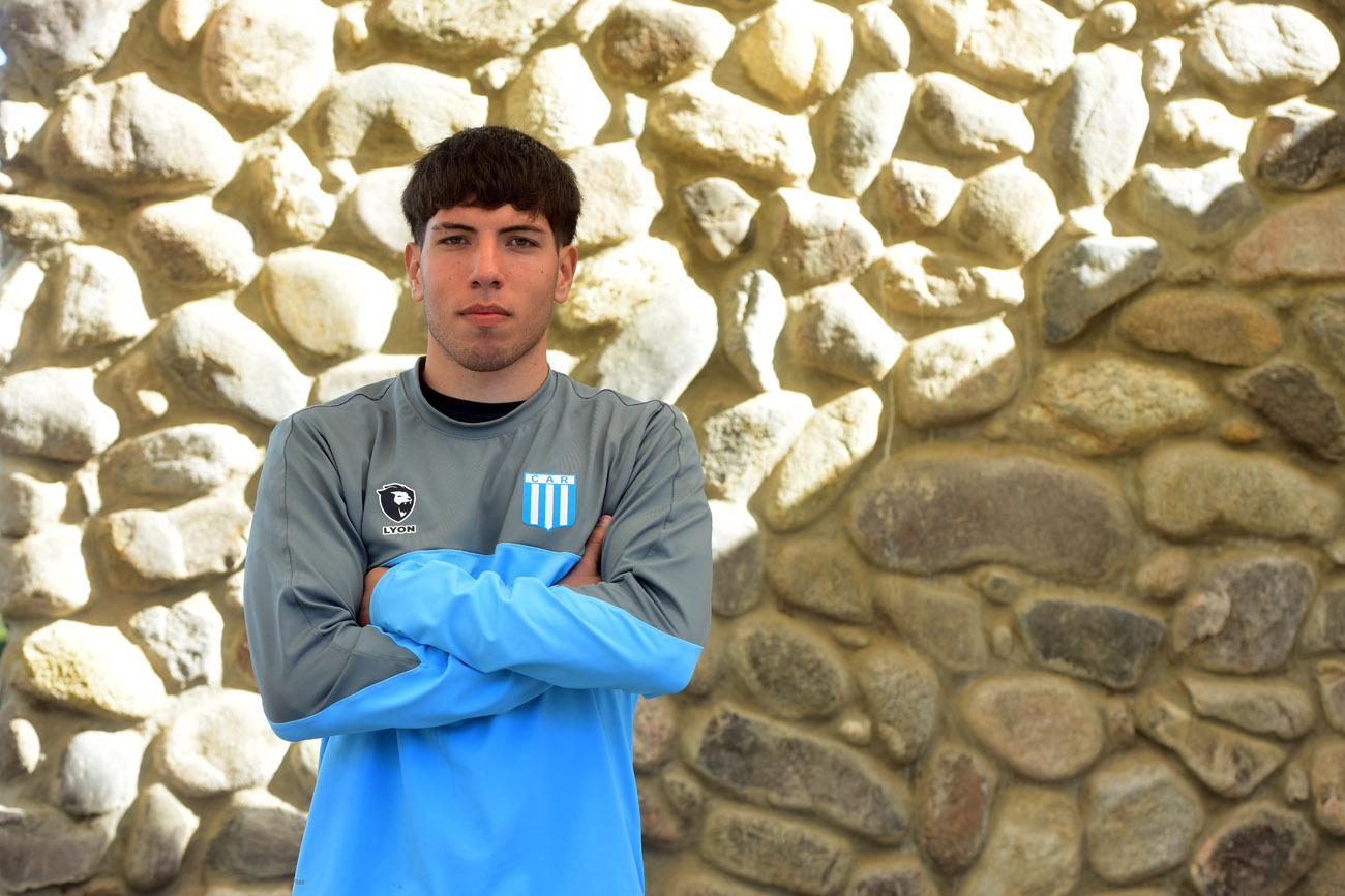 Nicolás Caballero, jugador de Racing de Nueva Italia. (Nicolás Bravo / La Voz)
