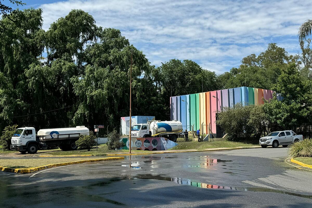 Planta de tratamiento de cloacas de Carlos Paz.  (La Voz)