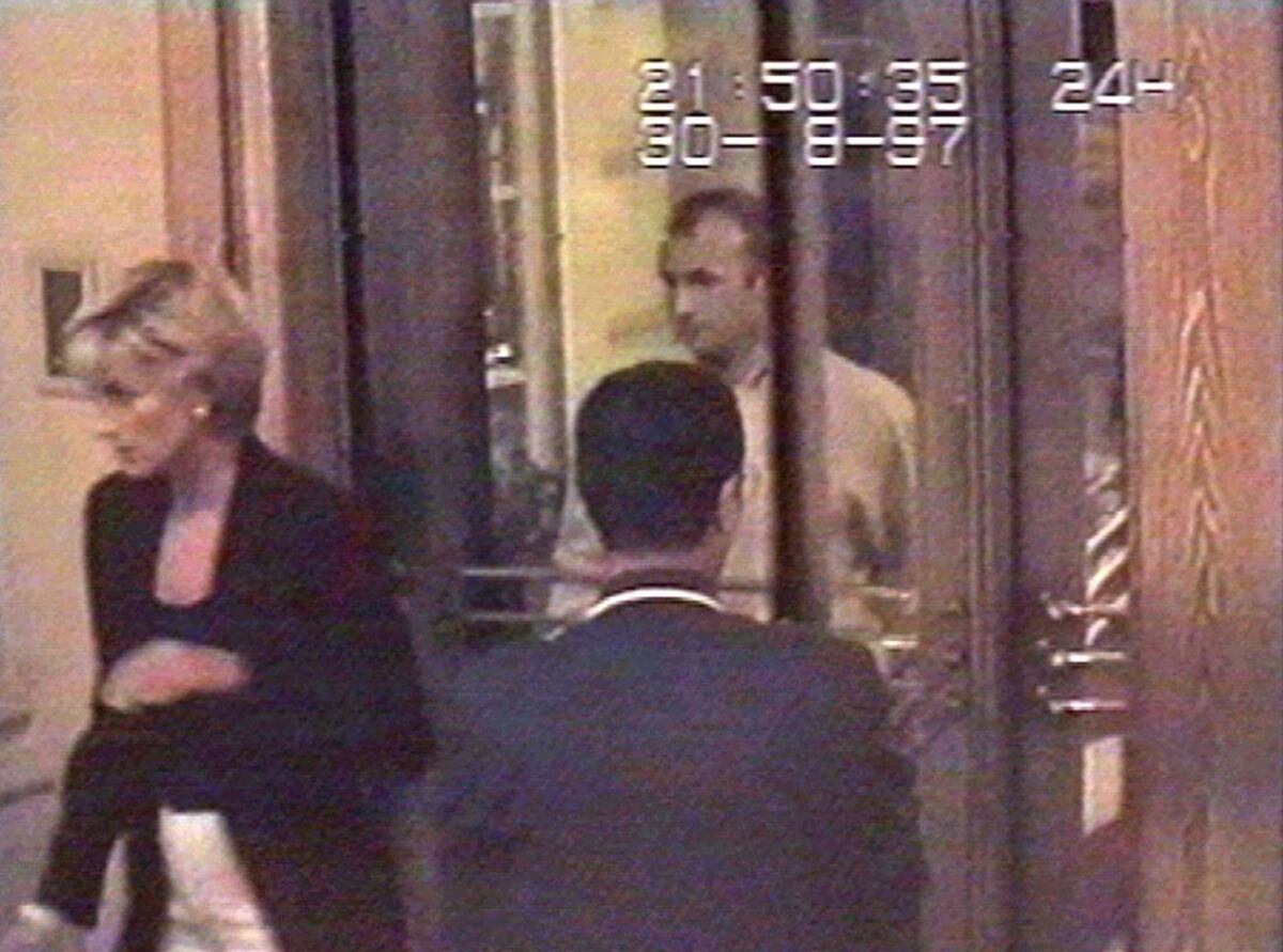 Última imagen de Lady Di antes del accidente.