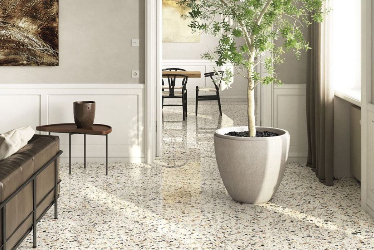 La multiplicidad de diseños transforman al terrazo en la estrella del interiorismo.(Foto: Pinterest)