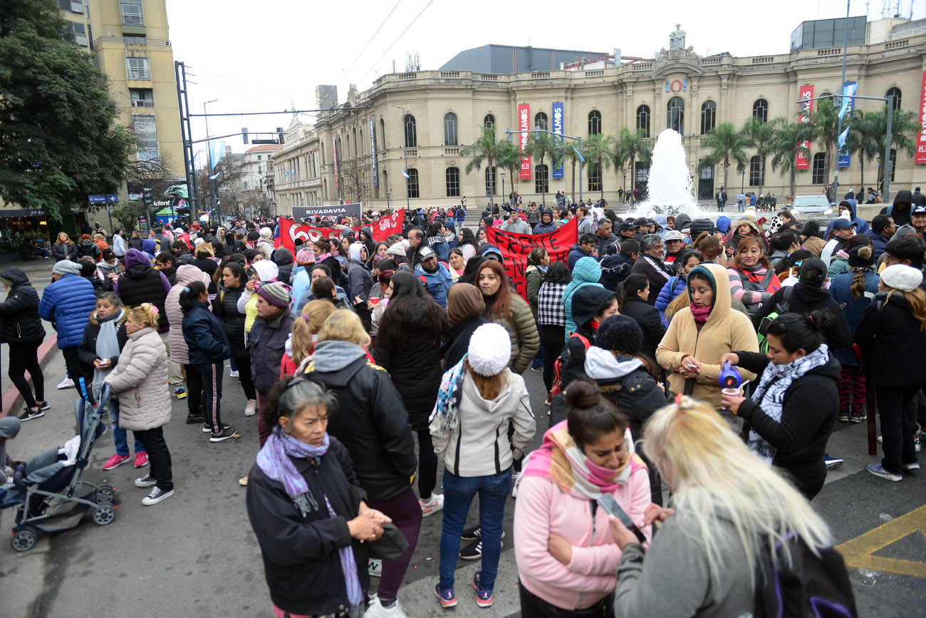 Protestas en la ciudad de Córdoba en repudio a la represión en Jujuy. (Nicolás Bravo / La Voz)