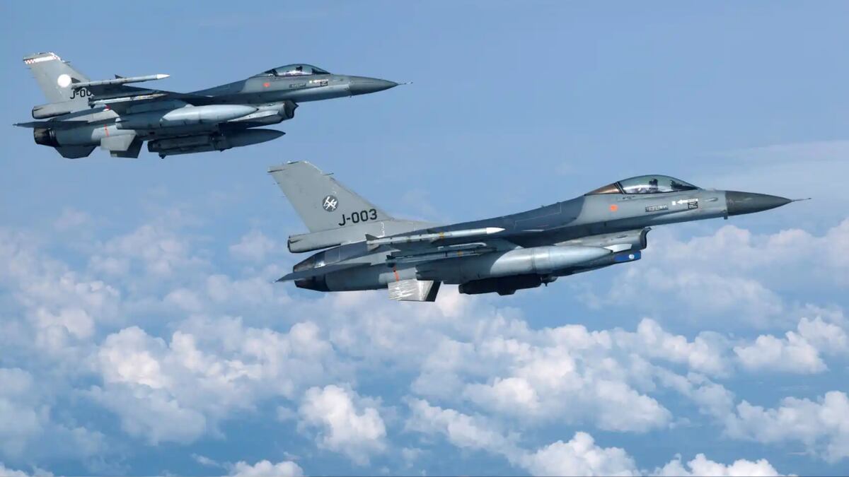 Aviones F-16. (La Voz)