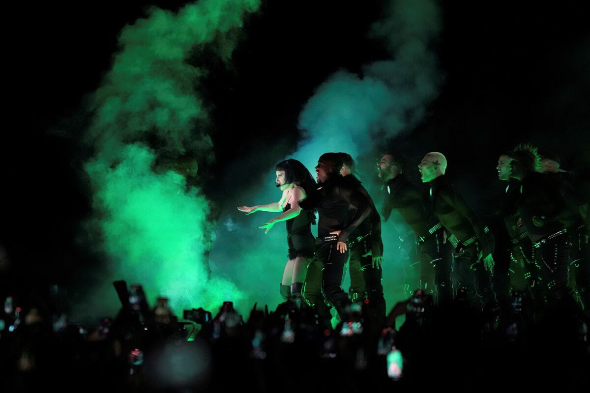 En fotos: el show gratuito de Lady Gaga en Copacabana, in Rio de Janeiro. 3 de mayo de 2025. (AP / Silvia Izquierdo)