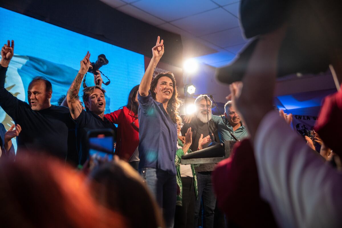 Natalia de la Sota en el acto del día de la lealtad (Prensa De la Sota).