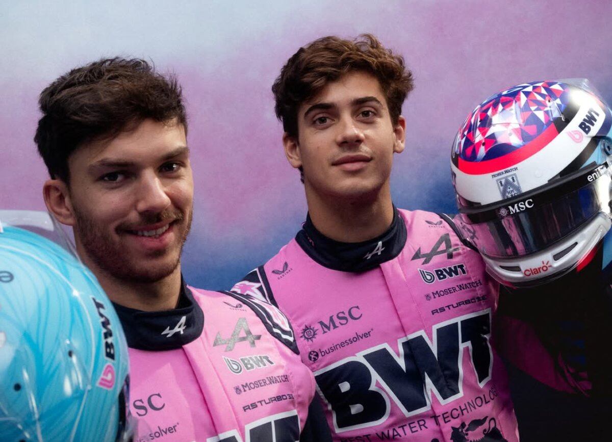 Franco Colapinto y Pierre Gasly. (Prensa Alpine)