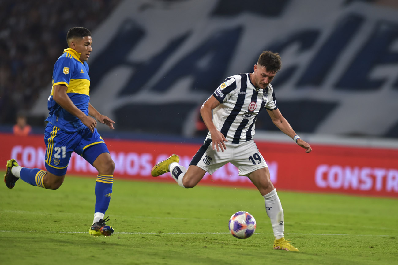 Talleres está venciendo 2 a 1 este sábado a Boca Juniors, en el Estadio Mario Kempes. El encuentro correspondiente a la tercera fecha de la Liga Profesional 2023. (Facundo Luque / La Voz)