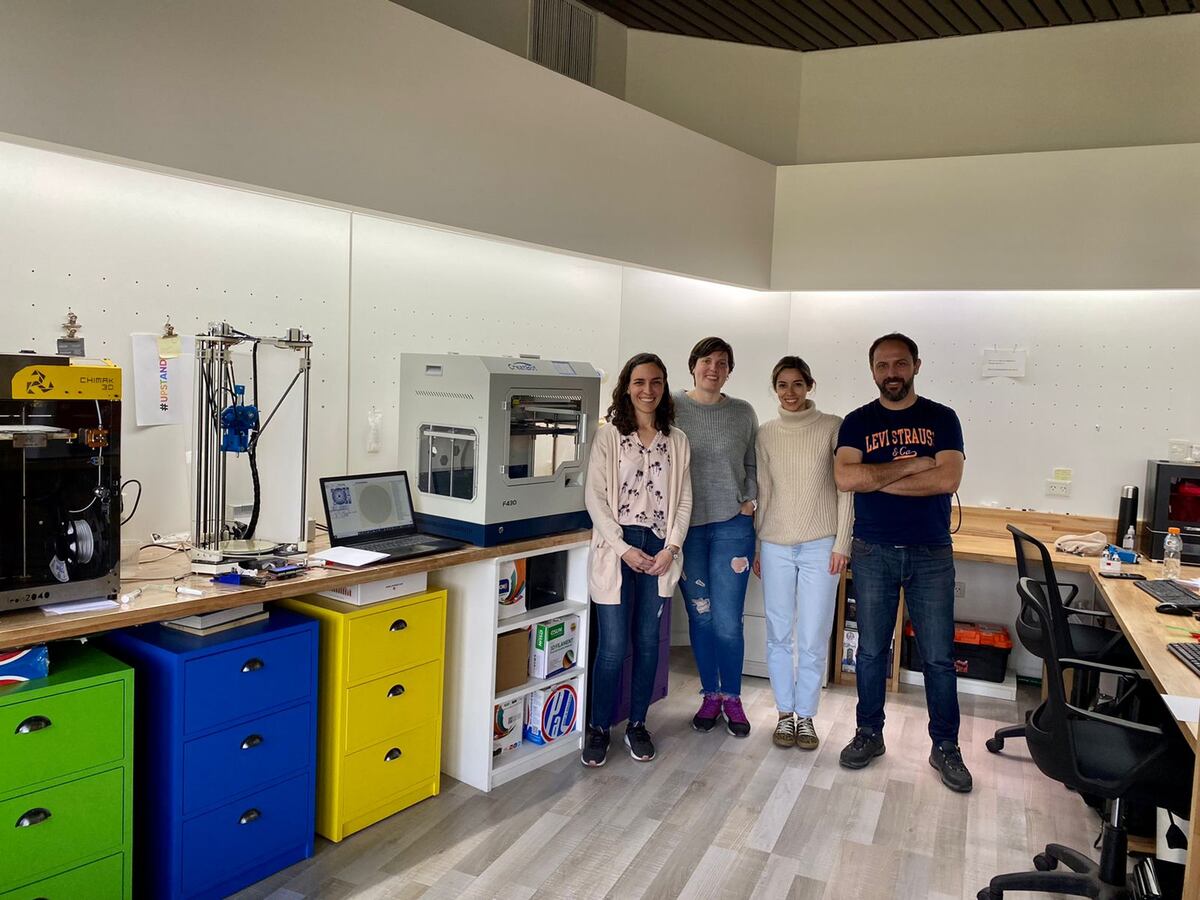 Ivana Cotabarren, Itatí De Salvo, Camila A. Palla y Diego Colaneri de PLAPIQUI. (Foto: Gentileza)