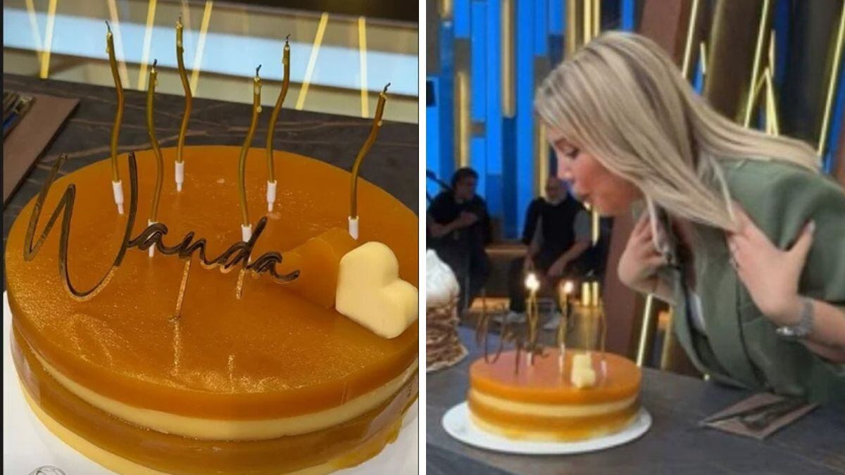 La conductora fue sorprendida con una torta vigilante.