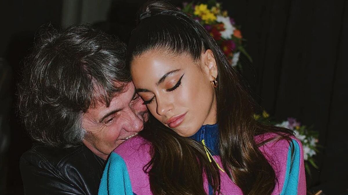 Tini Stoessel le dedicó "Pa" a Alejandro Stoessel. / Archivo