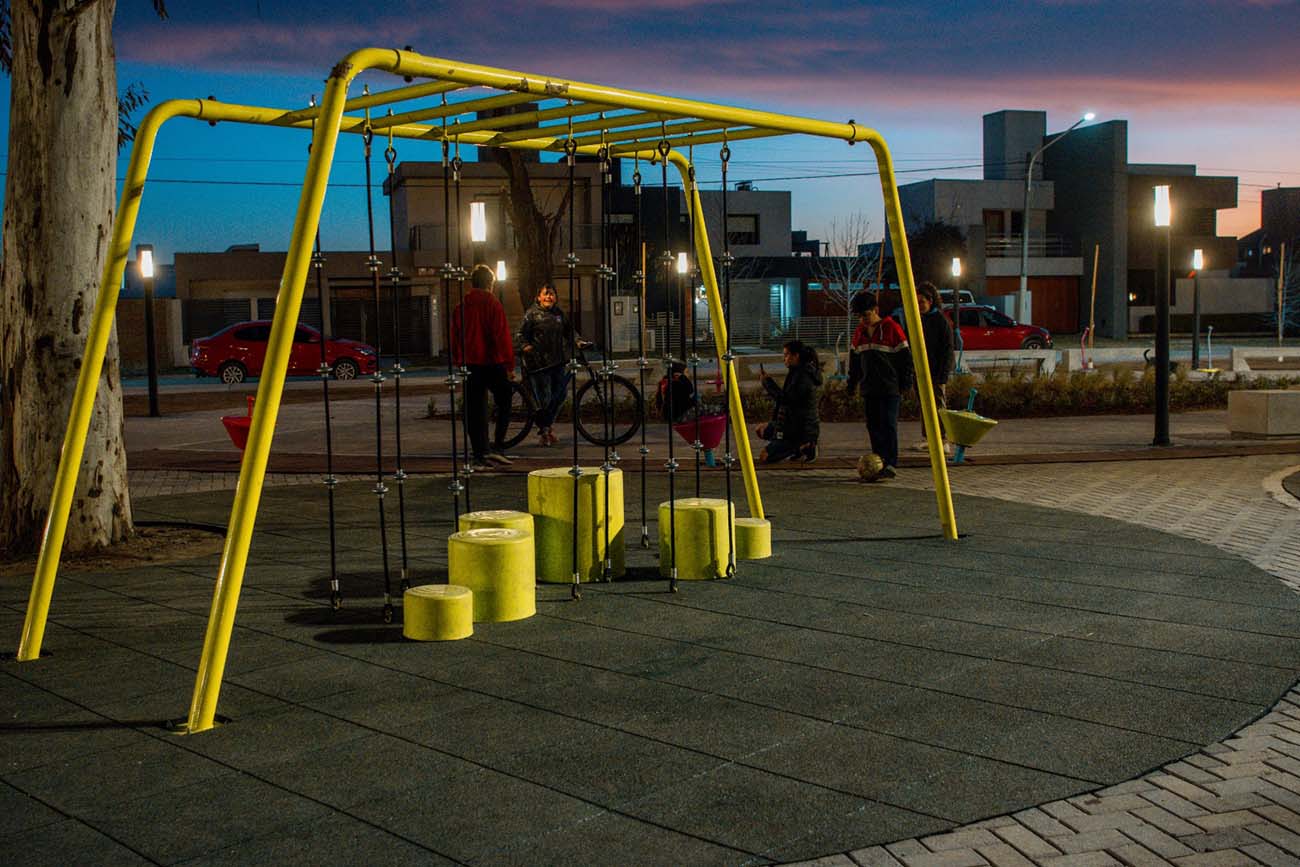 Terminaron las obras de la primera etapa de recuperación del Parque del Gaucho en Río Tercero. (Foto: Municipalidad de Río Tercero)
