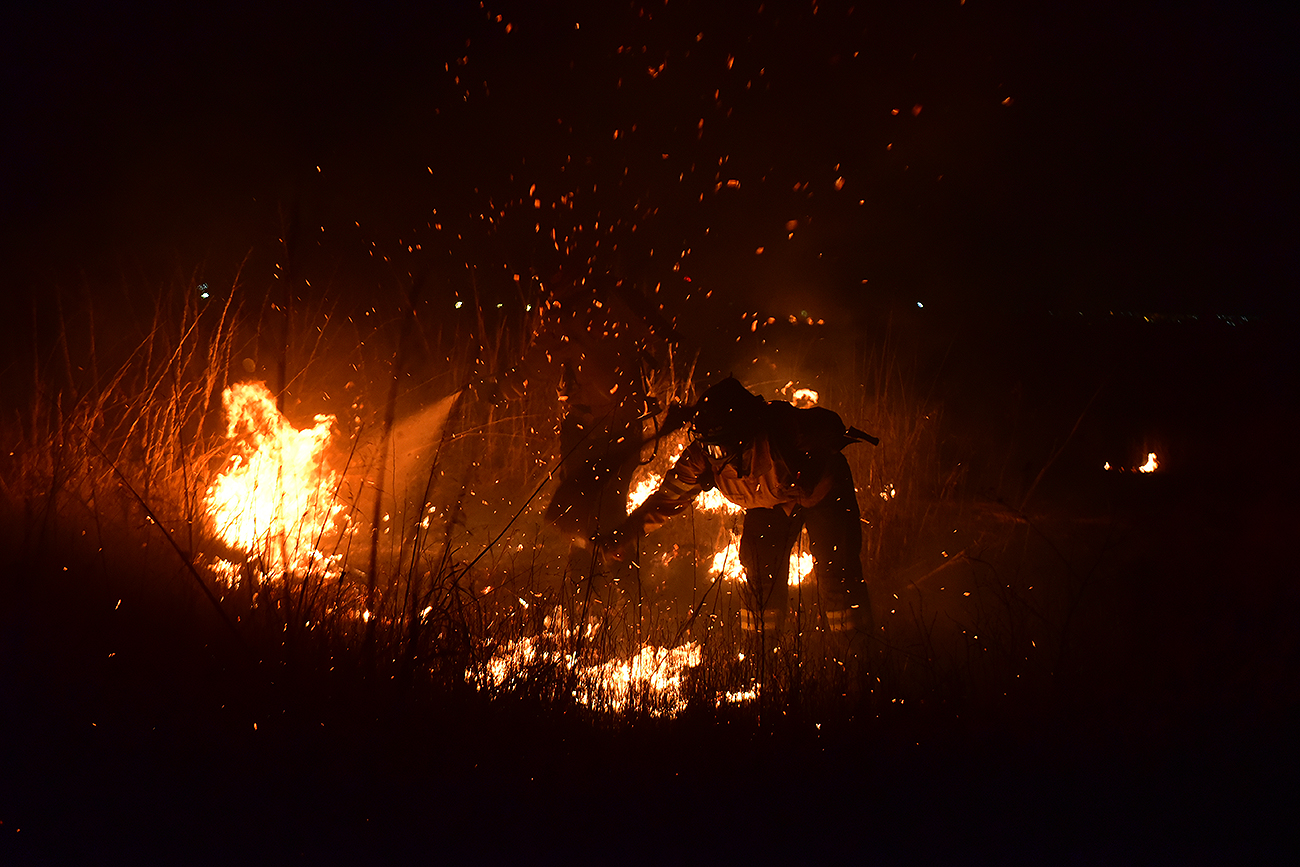 Alerta ambiental por riesgo de incendios en Córdoba. (José Gabriel Hernández / archivo La Voz)