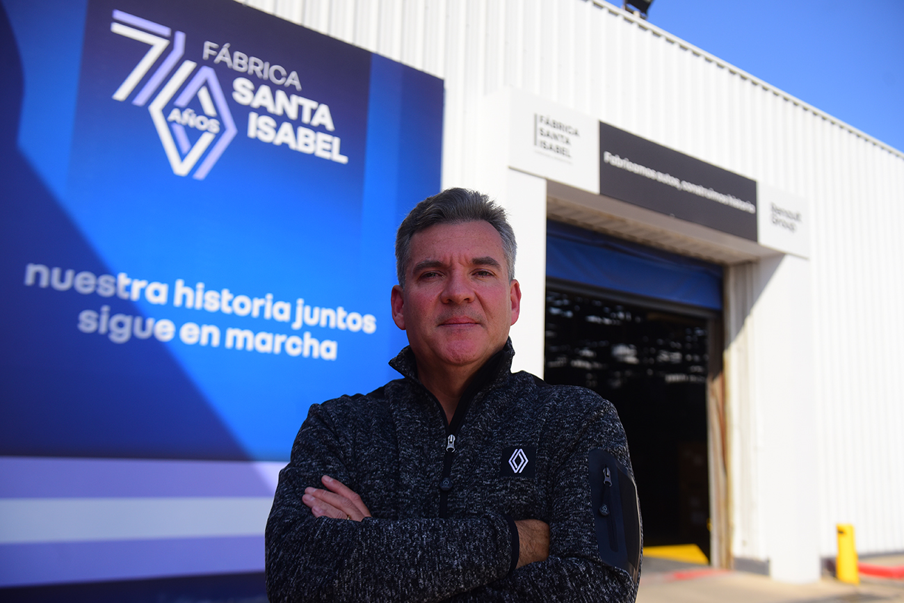 André Pinto, director de la Fábrica Santa Isabel de Renault Argentina . (José Gabriel Hernández / La Voz)