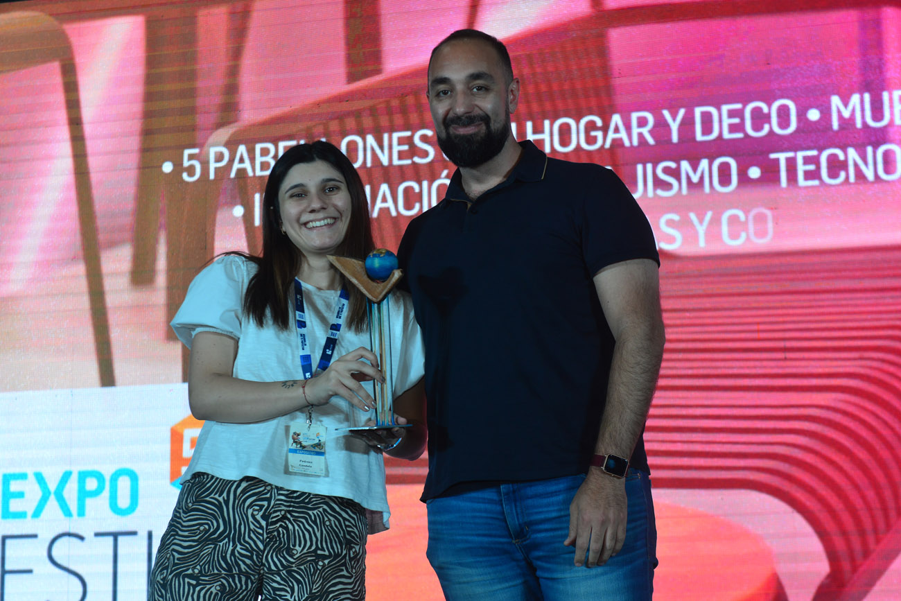 Entrega de premios en la Expo Estilo Casa, en Ferial. (Nicolás Bravo / La Voz)