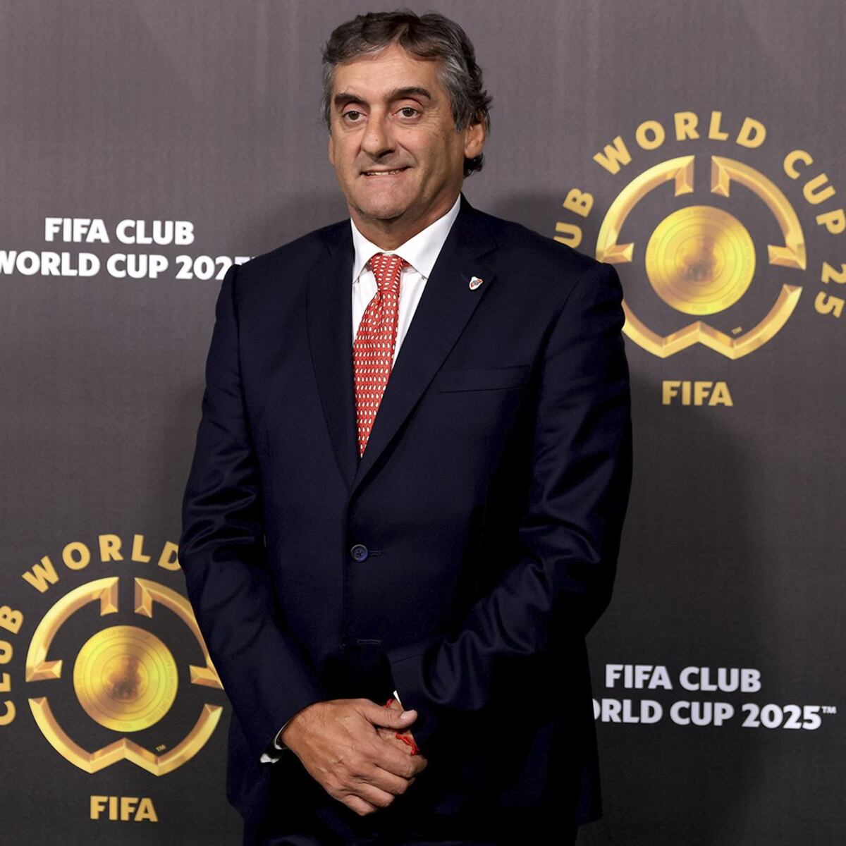 Enzo Francescoli, representante de River en el sorteo. (ESPN).