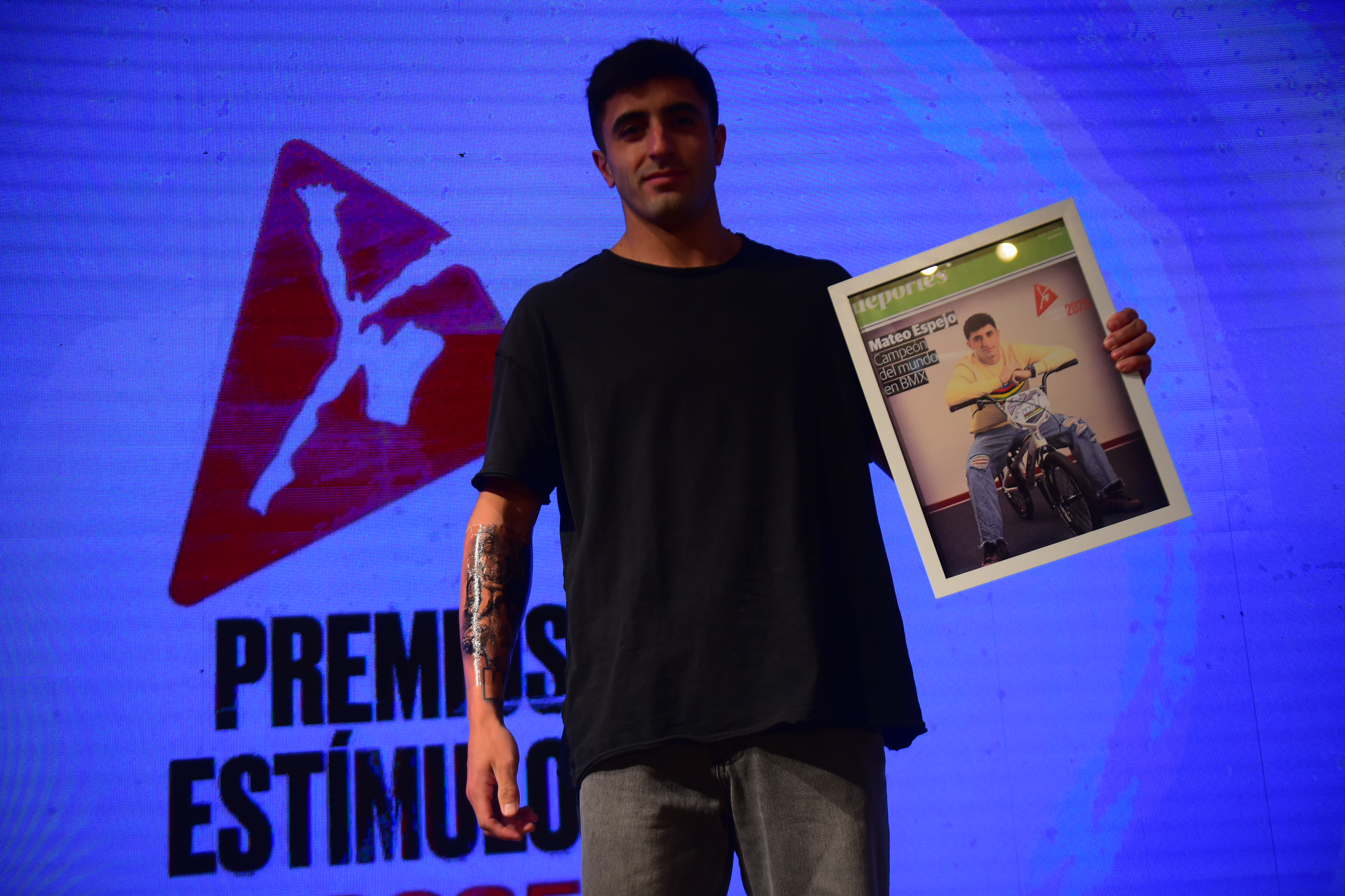 Entrega de los Premios Estímulo a los deportistas destacados del año en el Auditorio de La Voz. (Foto Javier Ferreyra)