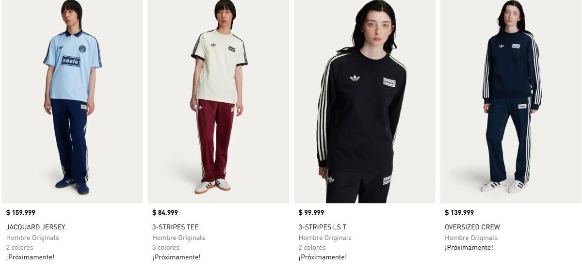 Oasis x Adidas. (Captura)