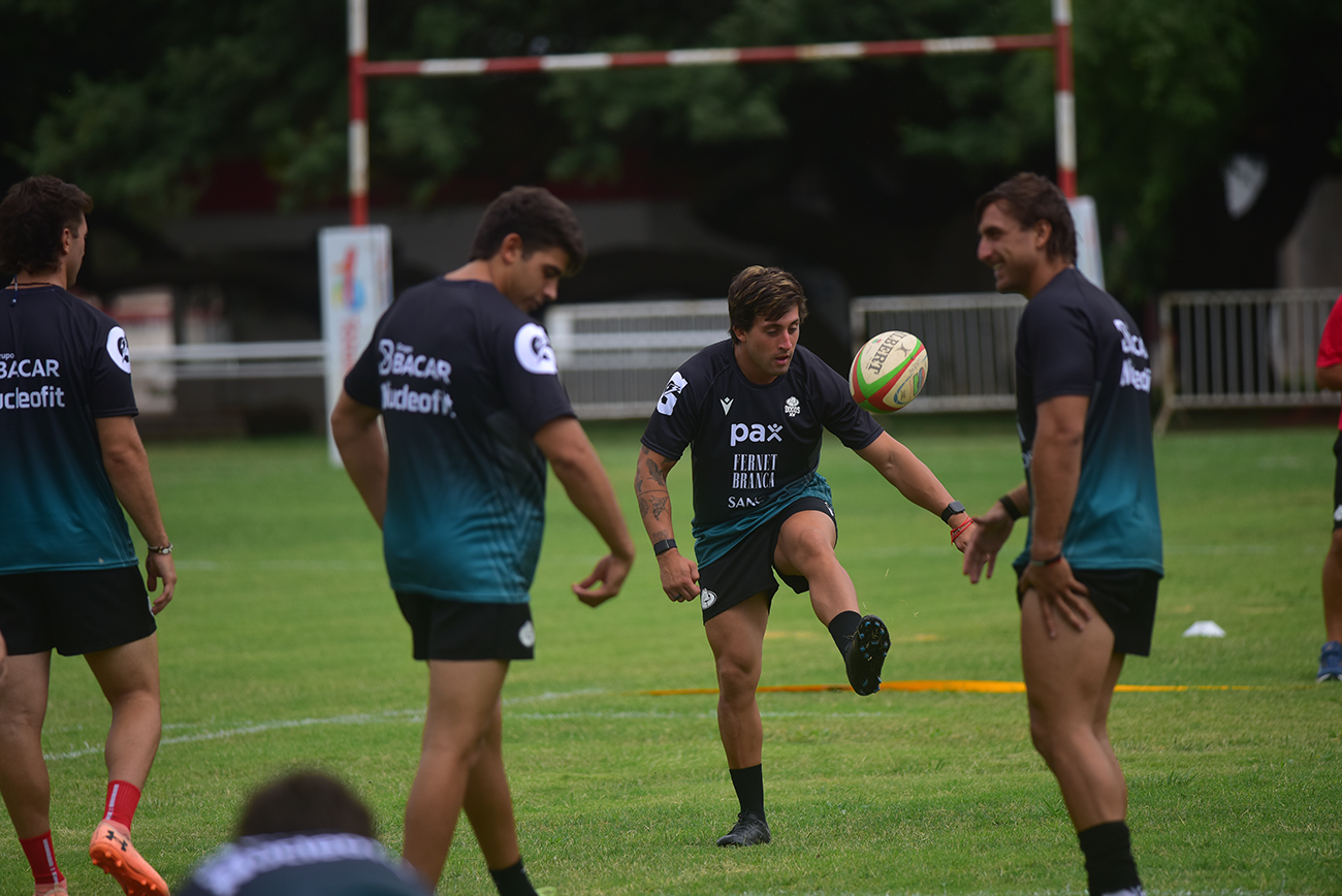 Entrenamiento de Dogos XV en el Jockey Club Córdoba. (Pedro Castillo / La Voz)