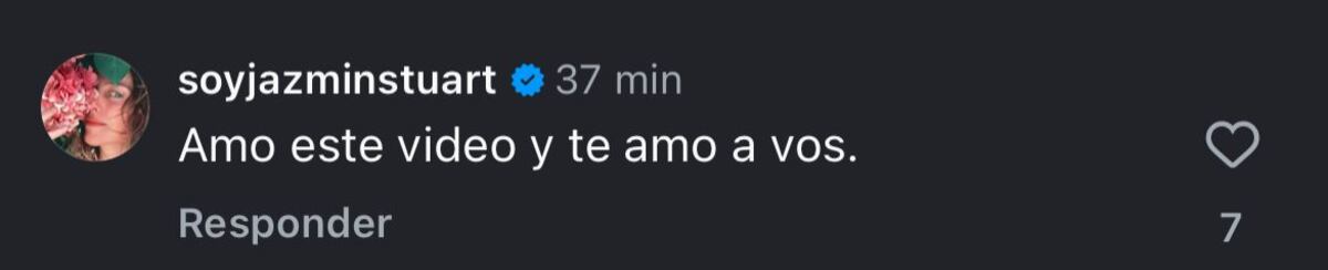 Los comentarios de apoyo y felicitaciones de las figuras argentinas
