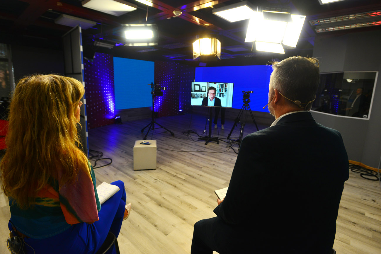 El diputado Facundo Manes participó por Zoom del programa Voz y Voto. (Nicolás Bravo / La Voz)