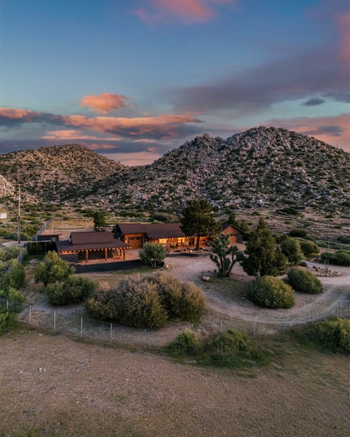 El lugar donde se realizó el retiro en el desierto de California. (Foto: Instagram)