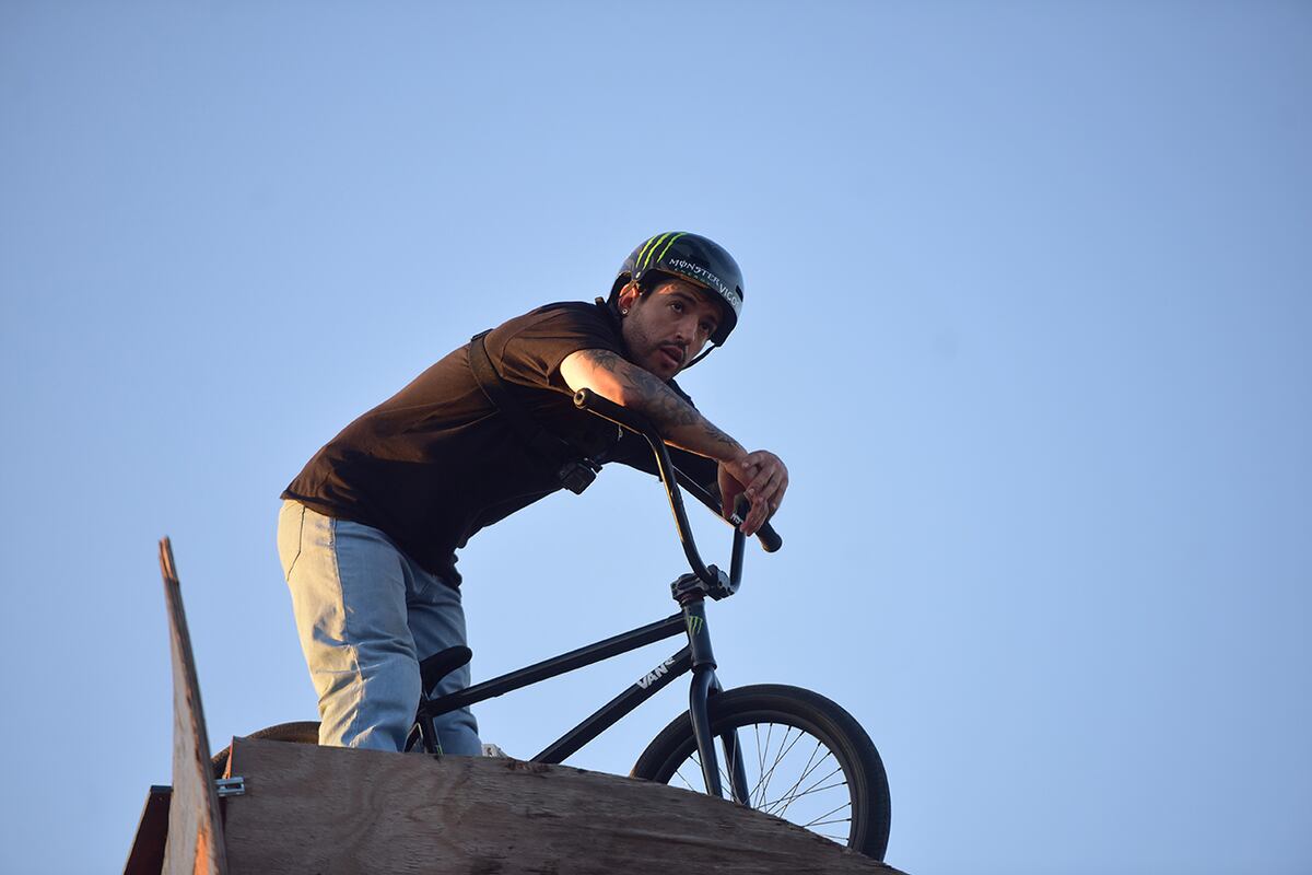 José Maligno Torres, pista de BMX Maligno Park del Estadio kempes. (José Gabriel Hernández / La Voz)