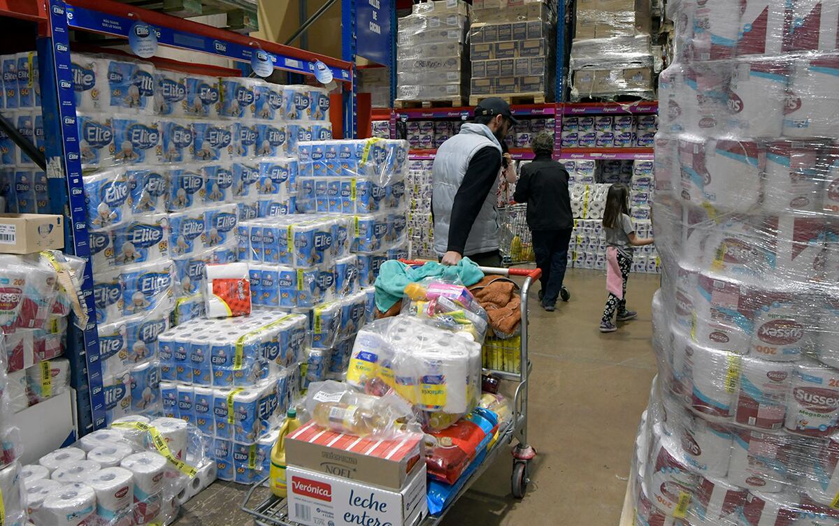 Compras en supermercados y mayoristas

