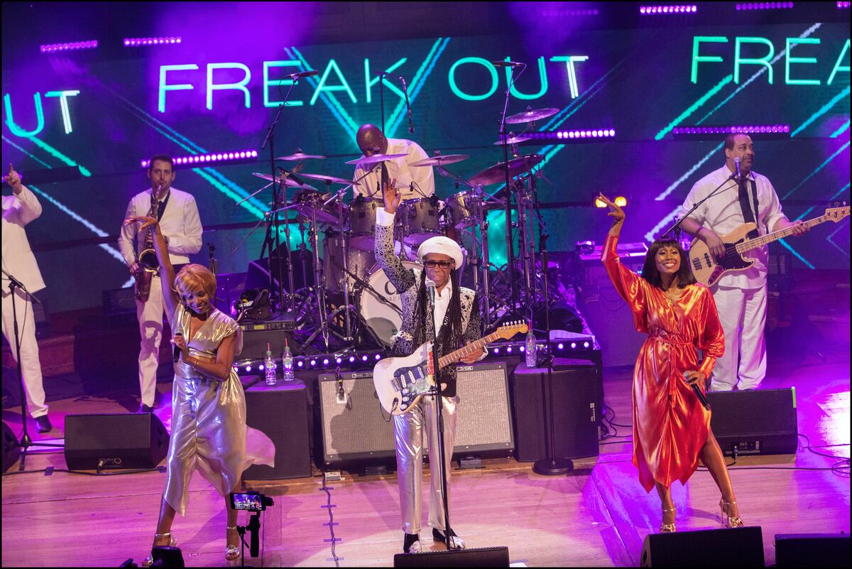 Nile Rogers y Chic (Prensa Movistar Arena)..