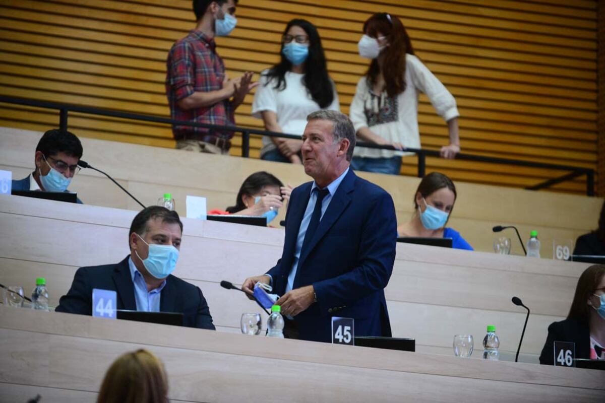 Orlando Arduh, en la Legislatura de Córdoba. (José Hernández)