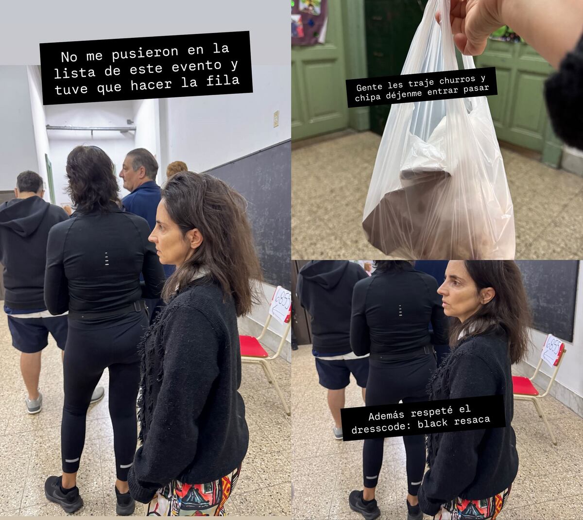 Paulina Cocina fue a votar y llevó churros y chipá. (Instagram @paulinacocina).