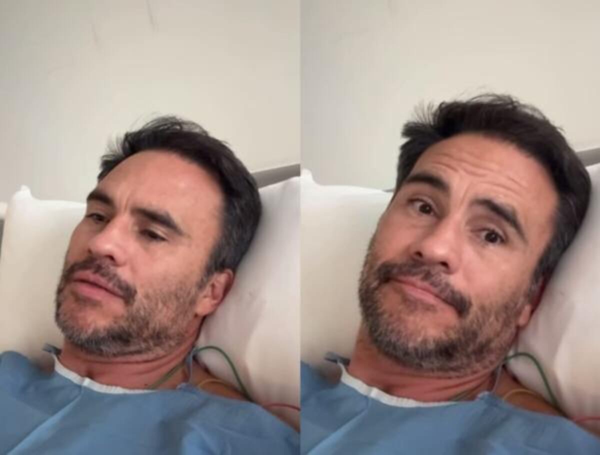 Cuando tuvo que ser internado, Juan Pablo Raba publicó unas historias en su Instagram para llevar tranquilidad a sus fans. (Collage web)