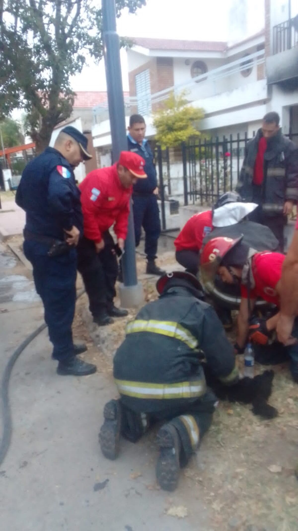 Incendio en Alto Verde. (Policía de Córdoba)