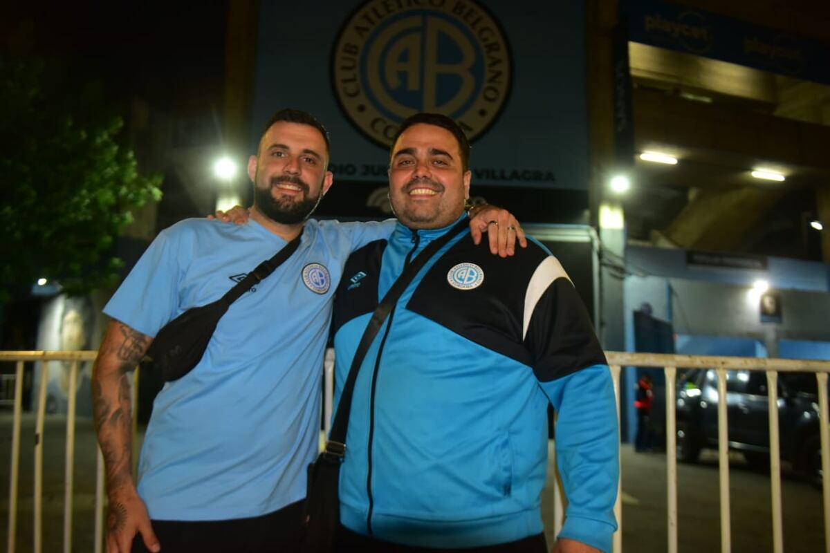 Cara 'e Cancha de Belgrano en la previa del partido con Estudiantes en el estadio Gigante de Alberdi. (Nicolás Bravo / La Voz)